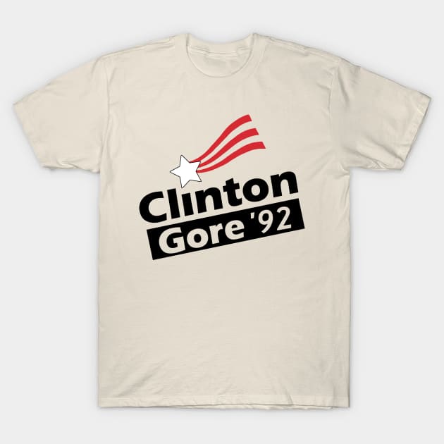 Clinton Gore '92 T-Shirt by mech4zone